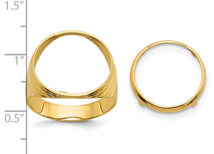 14k Yellow Gold Rings Style CR12 - Classique Jewelry Inc.