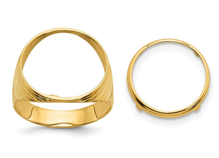 14k Yellow Gold Rings Style CR12 - Classique Jewelry Inc.