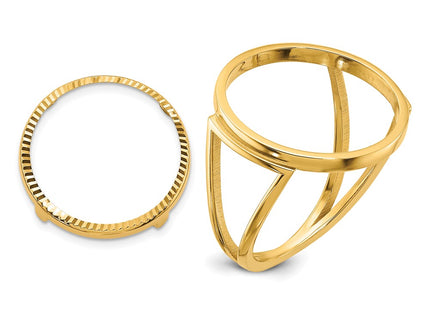 14k Yellow Gold Rings Style CR13D - Classique Jewelry Inc.