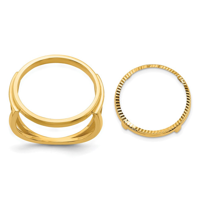 14k Yellow Gold Rings Style CR13D - Classique Jewelry Inc.