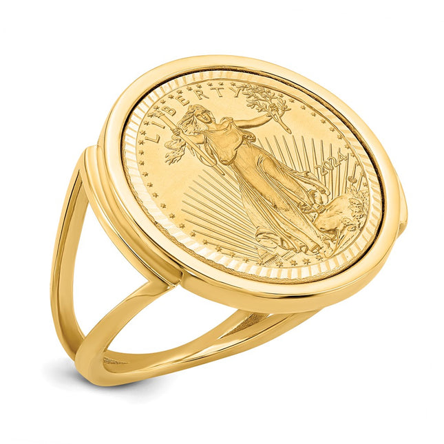 14k Yellow Gold Rings Style CR13D - Classique Jewelry Inc.