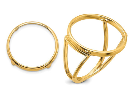14k Yellow Gold Rings Style CR13 - Classique Jewelry Inc.