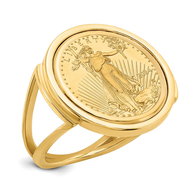 14k Yellow Gold Rings Style CR13 - Classique Jewelry Inc.