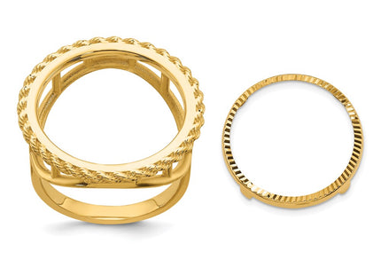 14k Yellow Gold Rings Style CR14D - Classique Jewelry Inc.