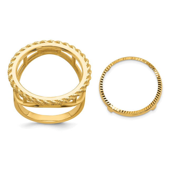 14k Yellow Gold Rings Style CR14D - Classique Jewelry Inc.