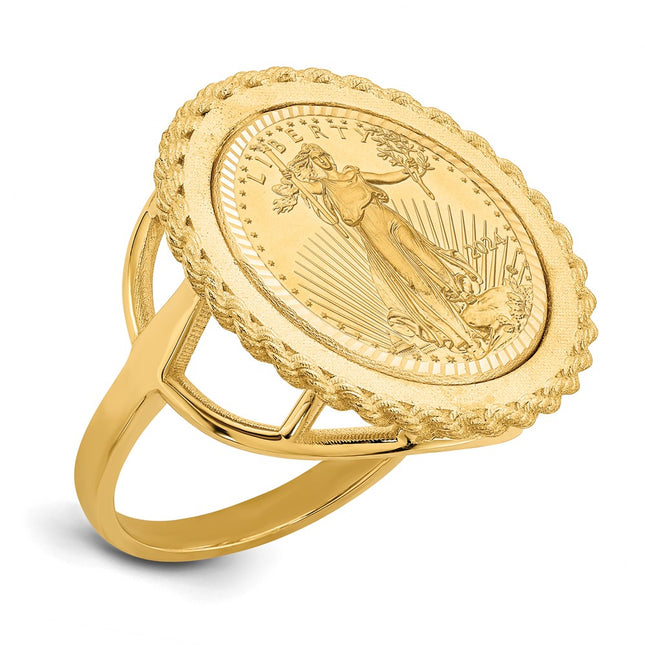 14k Yellow Gold Rings Style CR14D - Classique Jewelry Inc.
