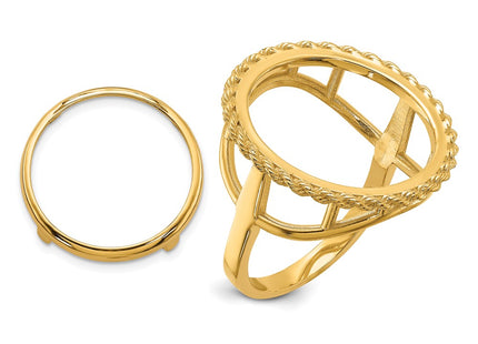 14k Yellow Gold Rings Style CR14 - Classique Jewelry Inc.