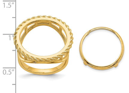 14k Yellow Gold Rings Style CR14 - Classique Jewelry Inc.