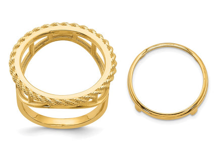 14k Yellow Gold Rings Style CR14 - Classique Jewelry Inc.