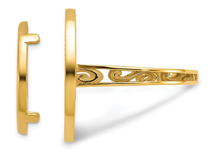 14k Yellow Gold Rings Style CR1 - Classique Jewelry Inc.