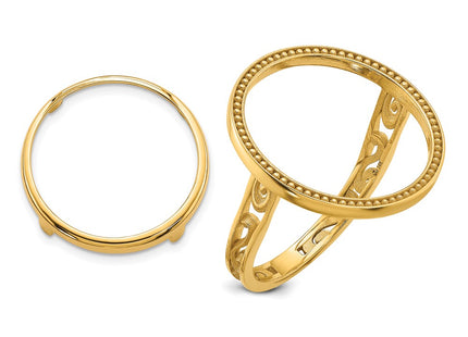 14k Yellow Gold Rings Style CR1 - Classique Jewelry Inc.