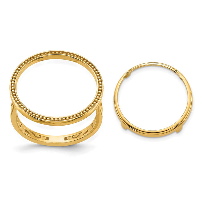 14k Yellow Gold Rings Style CR1 - Classique Jewelry Inc.