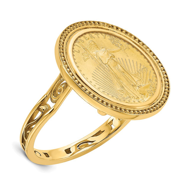 14k Yellow Gold Rings Style CR1 - Classique Jewelry Inc.