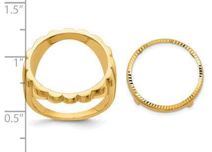 14k Yellow Gold Rings Style CR3D - Classique Jewelry Inc.