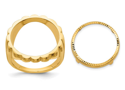 14k Yellow Gold Rings Style CR3D - Classique Jewelry Inc.