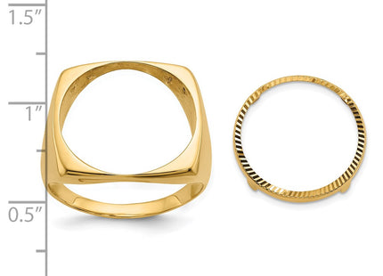 14k Yellow Gold Rings Style CR4D - Classique Jewelry Inc.