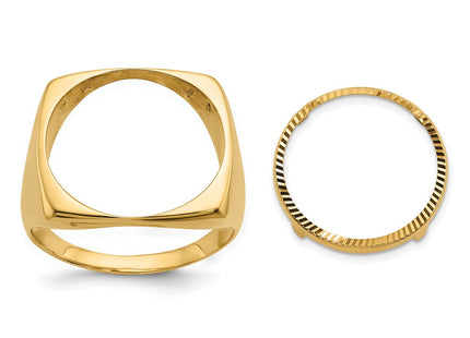 14k Yellow Gold Rings Style CR4D - Classique Jewelry Inc.