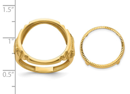 14k Yellow Gold Rings Style CR5D - Classique Jewelry Inc.