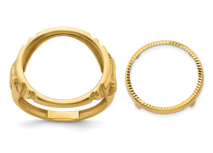 14k Yellow Gold Rings Style CR5D - Classique Jewelry Inc.