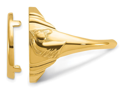14k Yellow Gold Rings Style CR5 - Classique Jewelry Inc.