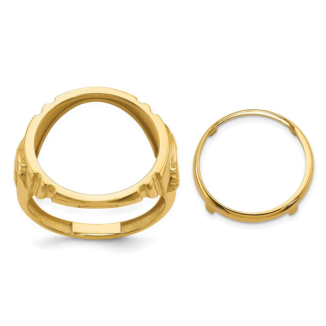 14k Yellow Gold Rings Style CR5 - Classique Jewelry Inc.