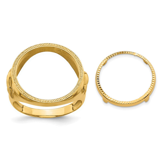 14k Yellow Gold Rings Style CR6D - Classique Jewelry Inc.