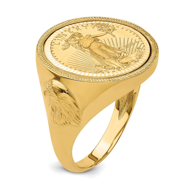 14k Yellow Gold Rings Style CR6D - Classique Jewelry Inc.