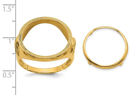 14k Yellow Gold Rings Style CR6 - Classique Jewelry Inc.