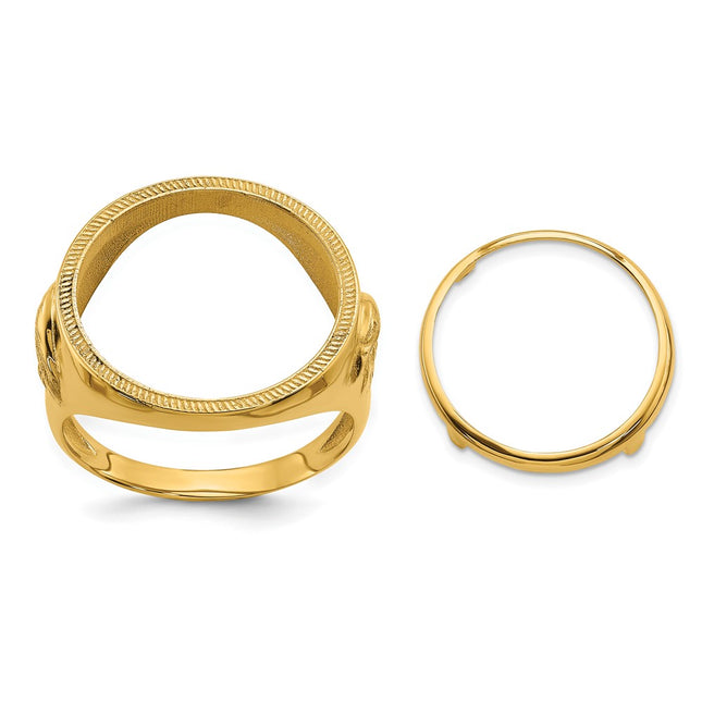14k Yellow Gold Rings Style CR6 - Classique Jewelry Inc.