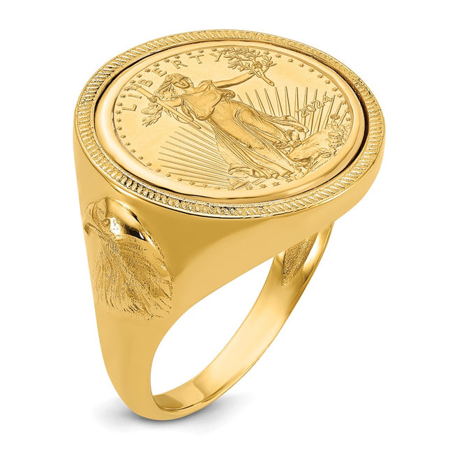 14k Yellow Gold Rings Style CR6 - Classique Jewelry Inc.