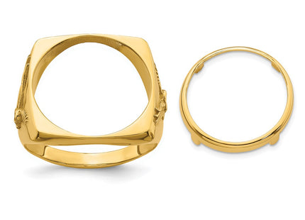 14k Yellow Gold Rings Style CR8 - Classique Jewelry Inc.
