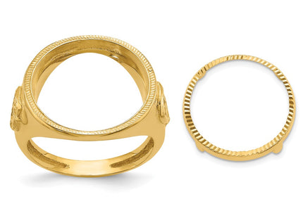 14k Yellow Gold Rings Style CR9D - Classique Jewelry Inc.