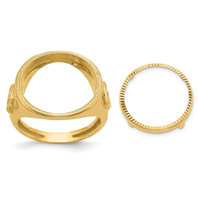 14k Yellow Gold Rings Style CR9D - Classique Jewelry Inc.