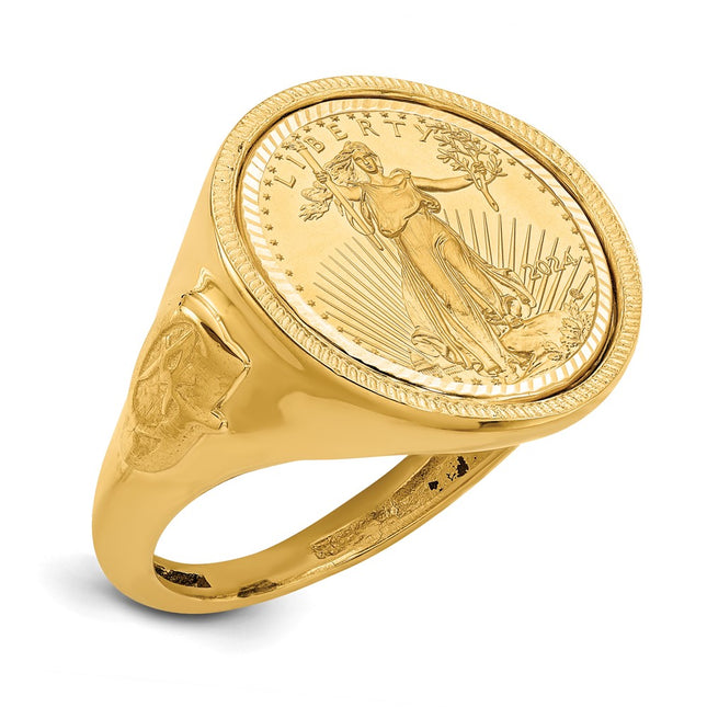 14k Yellow Gold Rings Style CR9D - Classique Jewelry Inc.