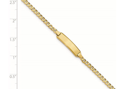 14k Yellow Gold Chain Bracelets Style CUR070ID - Classique Jewelry Inc.