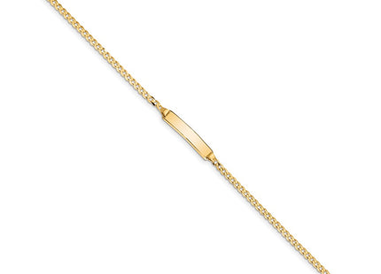 14k Yellow Gold Chain Bracelets Style CUR070ID - Classique Jewelry Inc.