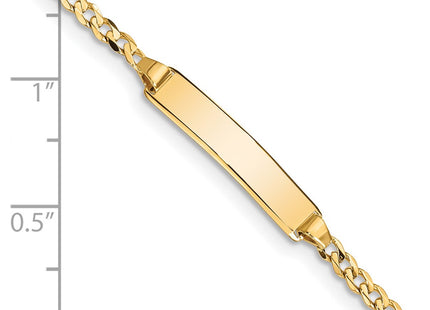 14k Yellow Gold Chain Bracelets Style CUR070ID - Classique Jewelry Inc.