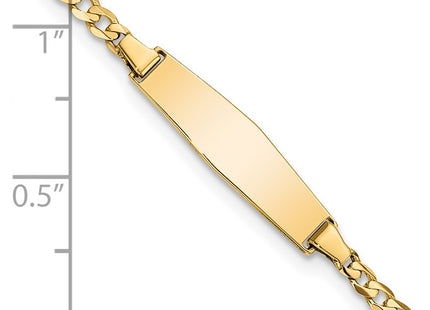 14k Yellow Gold Chain Bracelets Style CUR070IDC - Classique Jewelry Inc.