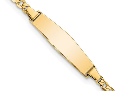 14k Yellow Gold Chain Bracelets Style CUR070IDC - Classique Jewelry Inc.