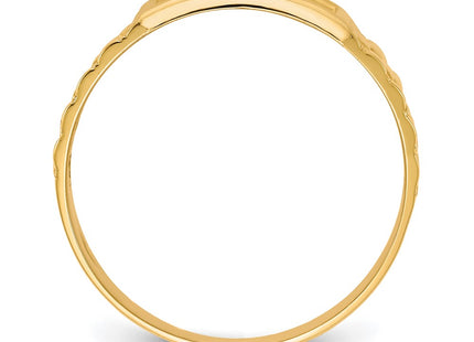 14k Yellow & Rhodium Rings Style CZ1294 - Classique Jewelry Inc.