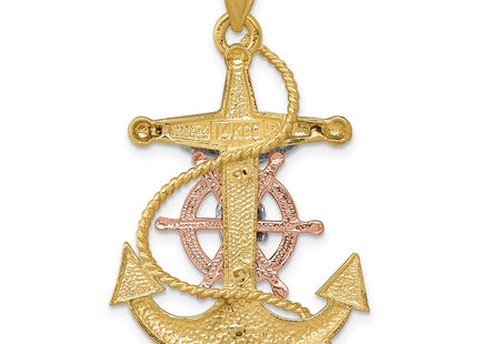14k Tri-Color Pendants Style D10 - Classique Jewelry Inc.