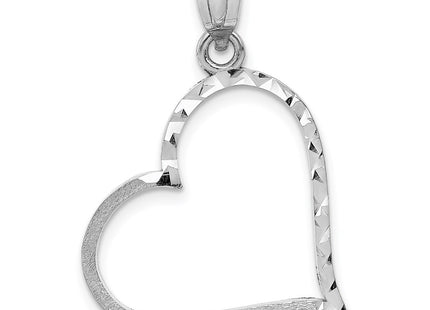 14k White Gold Pendants Style D1056 - Classique Jewelry Inc.