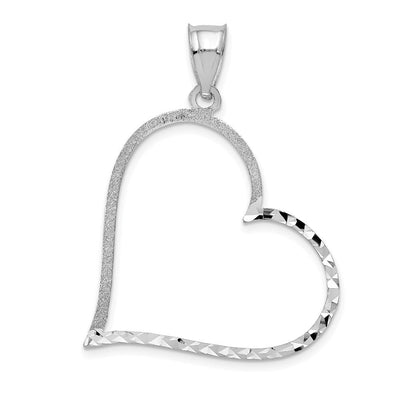 14K gold heart pendant