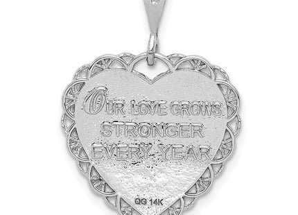 14k White Gold Jewelry Style D1080 - Classique Jewelry Inc.