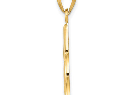 14k Yellow Gold Pendants Style D1100 - Classique Jewelry Inc.