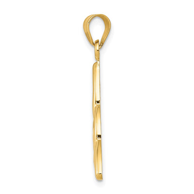 14K Polished Trinity Knot Pendant