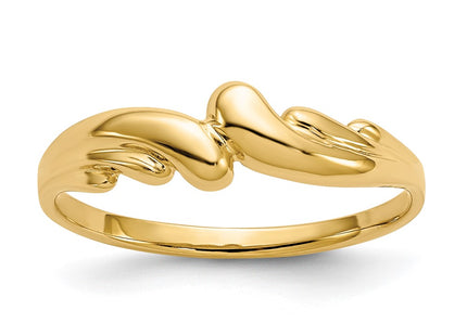 14k Yellow Gold Rings Style D111 - Classique Jewelry Inc.