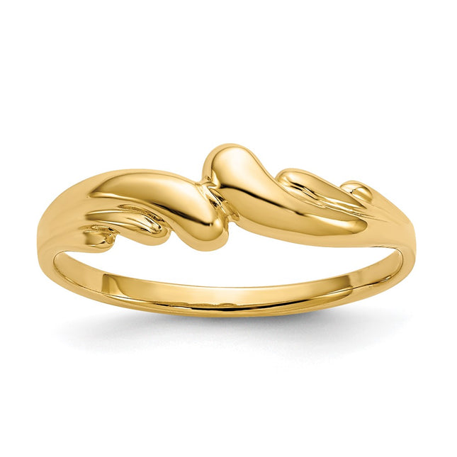 14k Yellow Gold Rings Style D111 - Classique Jewelry Inc.