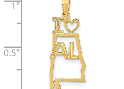 14k Yellow Gold Pendants Style D1149 - Classique Jewelry Inc.