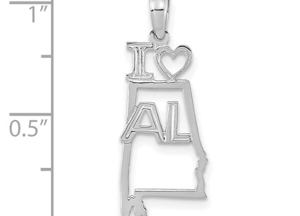 14k White Gold Pendants Style D1149W - Classique Jewelry Inc.